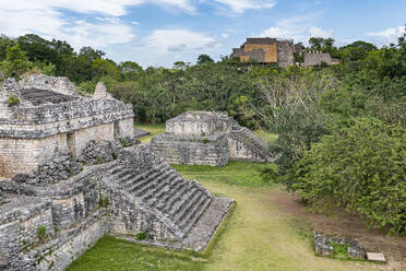 Yucatec-Maya archaeological site, Ek Balam, Yucatan, Mexico, North America - RHPLF20123