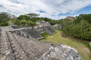 Yucatec-Maya archaeological site, Ek Balam, Yucatan, Mexico, North America - RHPLF20124