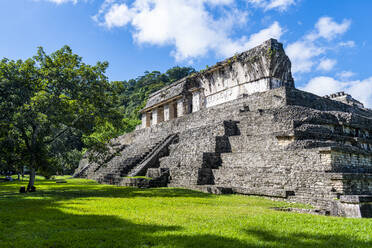 The Maya ruins of Palenque, UNESCO World Heritage Site, Chiapas, Mexico, North America - RHPLF20128