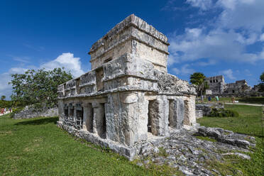 Pre-Columbian Mayan walled city of Tulum, Quintana Roo, Mexico, North America - RHPLF20143