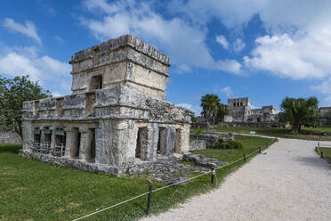Pre-Columbian Mayan walled city of Tulum, Quintana Roo, Mexico, North America - RHPLF20144