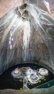 Salina Turda, unterirdisches Salzbergwerk, Touristenattraktion in der Stadt Turda, Rumänien, Europa - RHPLF20230