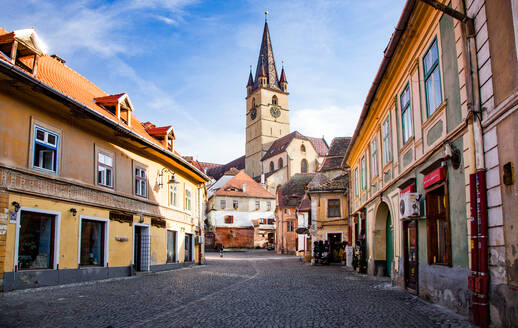 Altstadt von Sibiu, Siebenbürgen, Rumänien, Europa - RHPLF20234