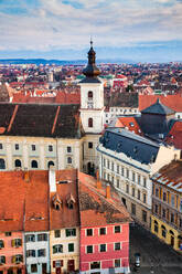 Old town of Sibiu, Transylvania, Romania, Europe - RHPLF20235