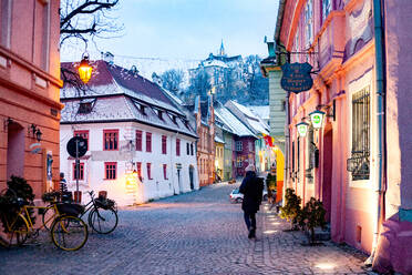 Historisches Zentrum von Sighisoara, UNESCO-Weltkulturerbe, Rumänien, Europa - RHPLF20237