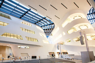 Bibliothek und Lernzentrum der Architektin Zaha Hadid, Wirtschaftsuniversitat Wien, Wien, Österreich, Europa - RHPLF20243