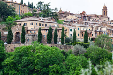 Mittelalterliche Stadt Montalcino, Toskana, Italien, Europa - RHPLF20284