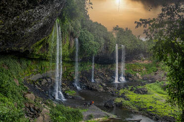 Agbokim-Wasserfall, Ikom, Nigeria, Westafrika, Afrika - RHPLF20408