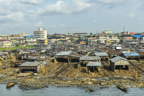 Maokoko schwimmender Markt, Lagos, Nigeria, Westafrika, Afrika - RHPLF20413