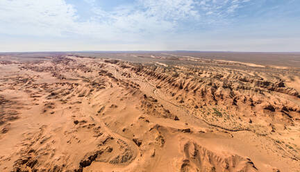 Luftaufnahme der Wüste Gobi, Mongolei. - AAEF09295