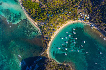 Aerial view of the Lesser Antilles, Caribbean Sea - AAEF09357