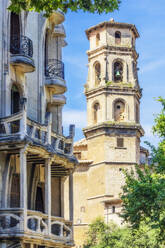 Spanien, Mallorca, Palma de Mallorca, Glockenturm der Kirche San Nicolás - THAF02990