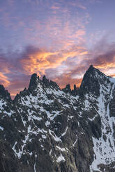 Spectacular mountains with snow in the Sierra de Gredos, Spain - ADSF28062