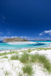 Balos Bay Beach, Gramvousa Peninsula, Crete, Greek Islands, Greece, Europe - RHPLF20431