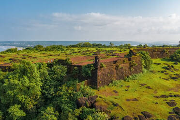Luftaufnahme der Festung Chapora, Goa, Indien. - AAEF11660