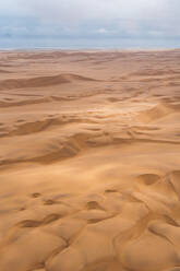 Aerial view of Namibian Desert dunes near Swakomund shoreline, Namibia. - AAEF12014