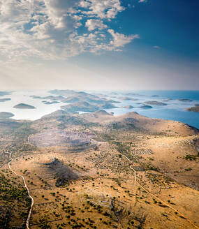 Luftaufnahme der Kornati-Inseln, Kroatien. - AAEF12302