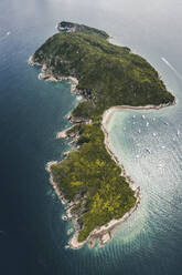 Aerial View of Bluff Island in Hong Kong, Sai Kung District, Hong Kong. - AAEF12575