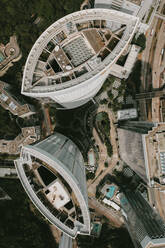 Luftaufnahme des Shangri-La Hotels in Hongkong Island, Central and Western District, Hongkong. - AAEF12595
