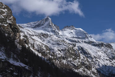 Der Bec de Montchair, 3554 m, und die Cime de Breuil, 3419 m, Nationalpark Gran Paradiso, Aostatal, Italien, Europa - RHPLF20508