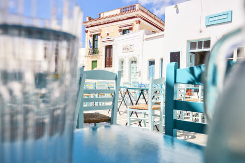 Central place in Chora on Serifos Island, Cyclades, Greek Islands, Greece, Europe - RHPLF20788