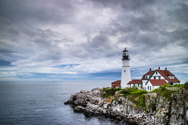 Der Portland Head-Leuchtturm in Cape Elizabeth, Maine - CAVF94893