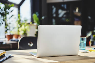 Laptop on desk in office - BSZF01937