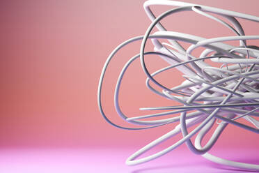 Three dimensional render of twisted cables - JPSF00244