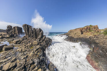 Australien, New South Wales, Kiama, Geologische Stätte Bombo Headland Quarry - FOF12201