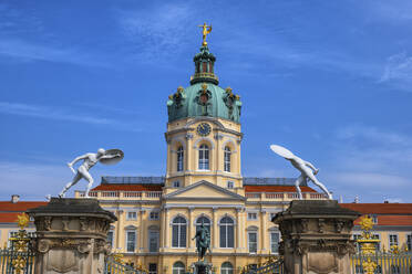 Germany, Berlin, Facade of Charlottenburg Palace - ABOF00754