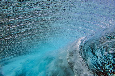Blue waves of water undersea - KNTF06475