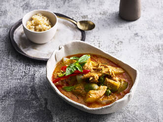 Gaeng Faak Gai - chicken faak curry soup - ISF25135