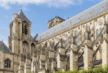 Frankreich, Cher, Bourges, Seitenwand der Kathedrale von Bourges - GWF07205