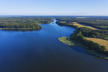 Luftaufnahme von Mossensee und Vilzsee im Sommer - RUEF03401
