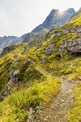 Steiler Fußweg am Hochjochpass - STSF03086