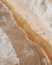 Luftaufnahme des Strandes Scala dei Turchi, Realmonte, SIcily. - AAEF13178