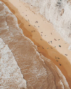 Aerial view of Scala dei Turchi beach, Realmonte, SIcily. - AAEF13178