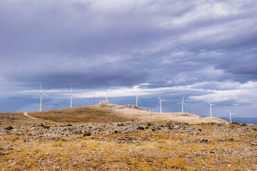 Windkraftanlagen auf dem Berg Sierra Gorda in Andalusien, Spanien, Europa - SMAF02107