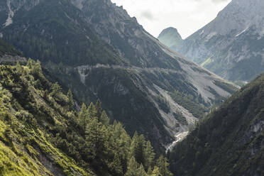 Schöne Aussicht auf das Lechtal, Pfafflar, Tirol, Österreich - WFF00636