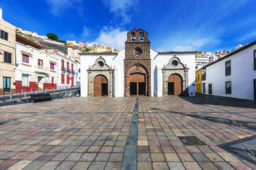 Spain, San Sebastian de La Gomera, Facade of Church of Assumption - THAF03016