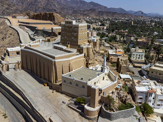 Luftaufnahme des Al-Aan-Palastes, Najran, Königreich Saudi-Arabien, Naher Osten - RHPLF21322