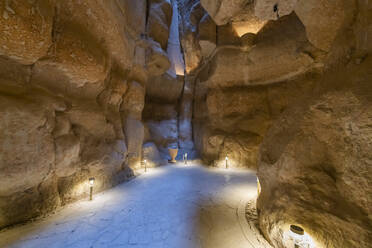 Höhle am Berg Al Qarah, Oase Al Ahsa (Al Hasa), UNESCO-Welterbestätte, Hofuf, Königreich Saudi-Arabien, Naher Osten - RHPLF21345