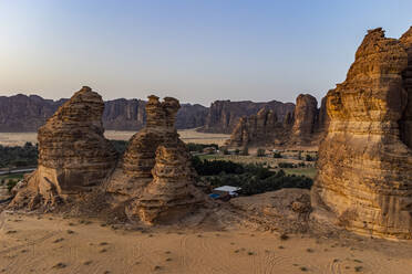 Sandstone scenery, Al Ula, Kingdom of Saudi Arabia, Middle East - RHPLF21475