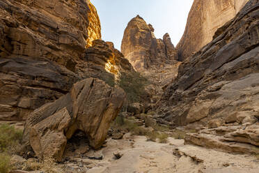 Jebel Ikmah, largest open air library, Al Ula, Kingdom of Saudi Arabia, Middle East - RHPLF21491