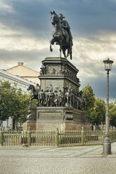 Frederick the Great equestrian statue, Unter den Linden, Berlin, Germany, Europe - RHPLF21649