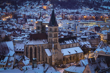 Altstadt mit St. Dionys-Kirche, Esslingen am Neckar, Baden-Württemberg, Deutschland, Europa - RHPLF21709