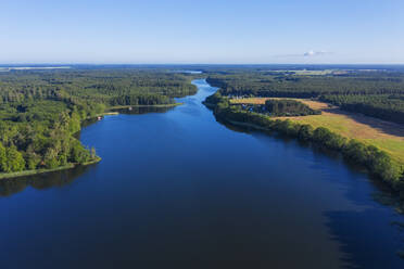 Luftaufnahme des Vilzsees im Sommer - RUEF03542