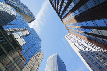 Low angle view of tall buildings - TETF00253