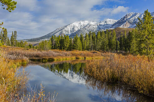 Vereinigte Staaten, Idaho, Sun Valley, Bald Mountain of snowy mountains - TETF00372