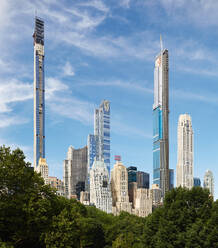 USA, Skyline der Stadt vom Central Park aus gesehen - TETF00450